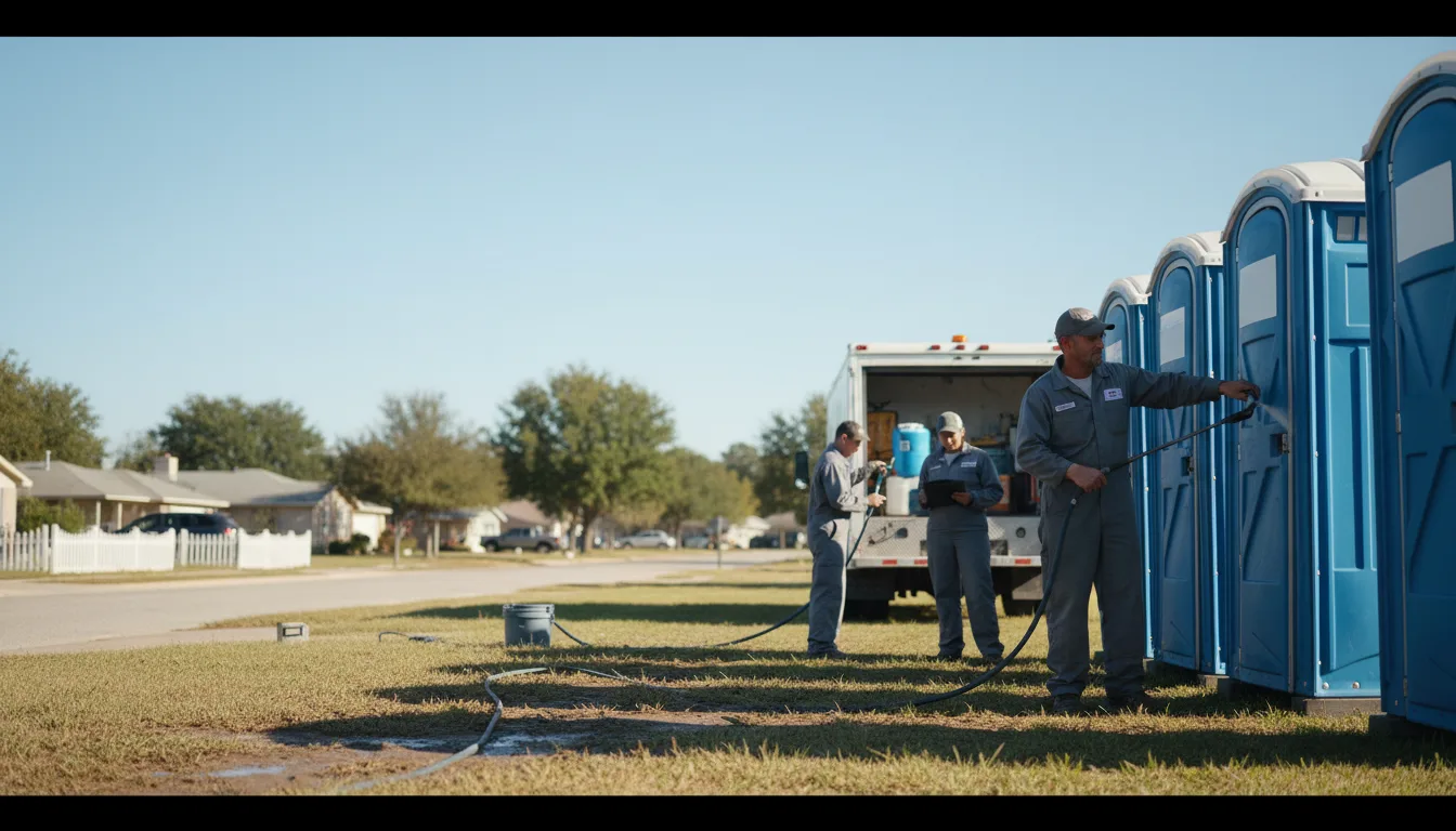 Long-Term Portable Toilet Rental in Cedar Grove, NC near me